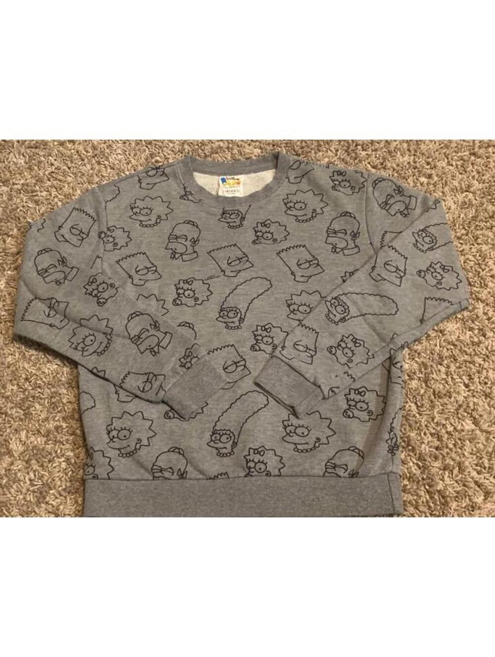 The Simpsons Graphic Sweatshirt by Forever 21 Sm